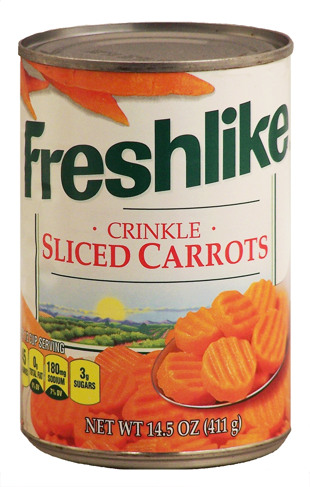 Freshlike&nbsp;Carrots&nbsp;Crinkle Sliced Full-Size Picture